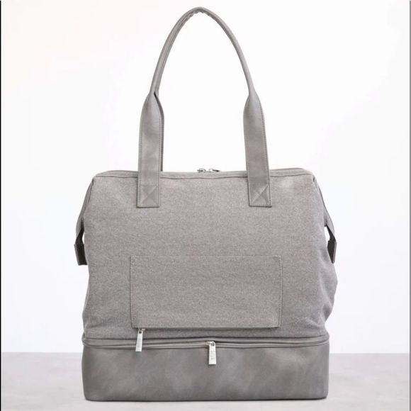 NWT Beis Convertible Mini Weekender in Grey *GONE FOR GOOD* - Picture 12 of 13